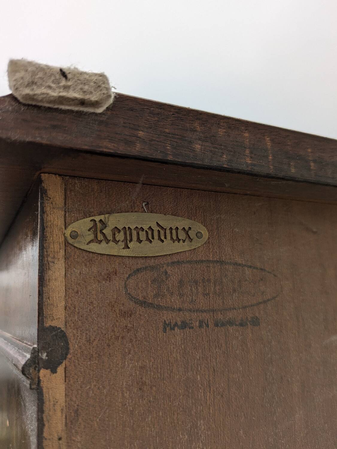 Vintage Bevan & Funnell bookcase, Reprodux, made in England