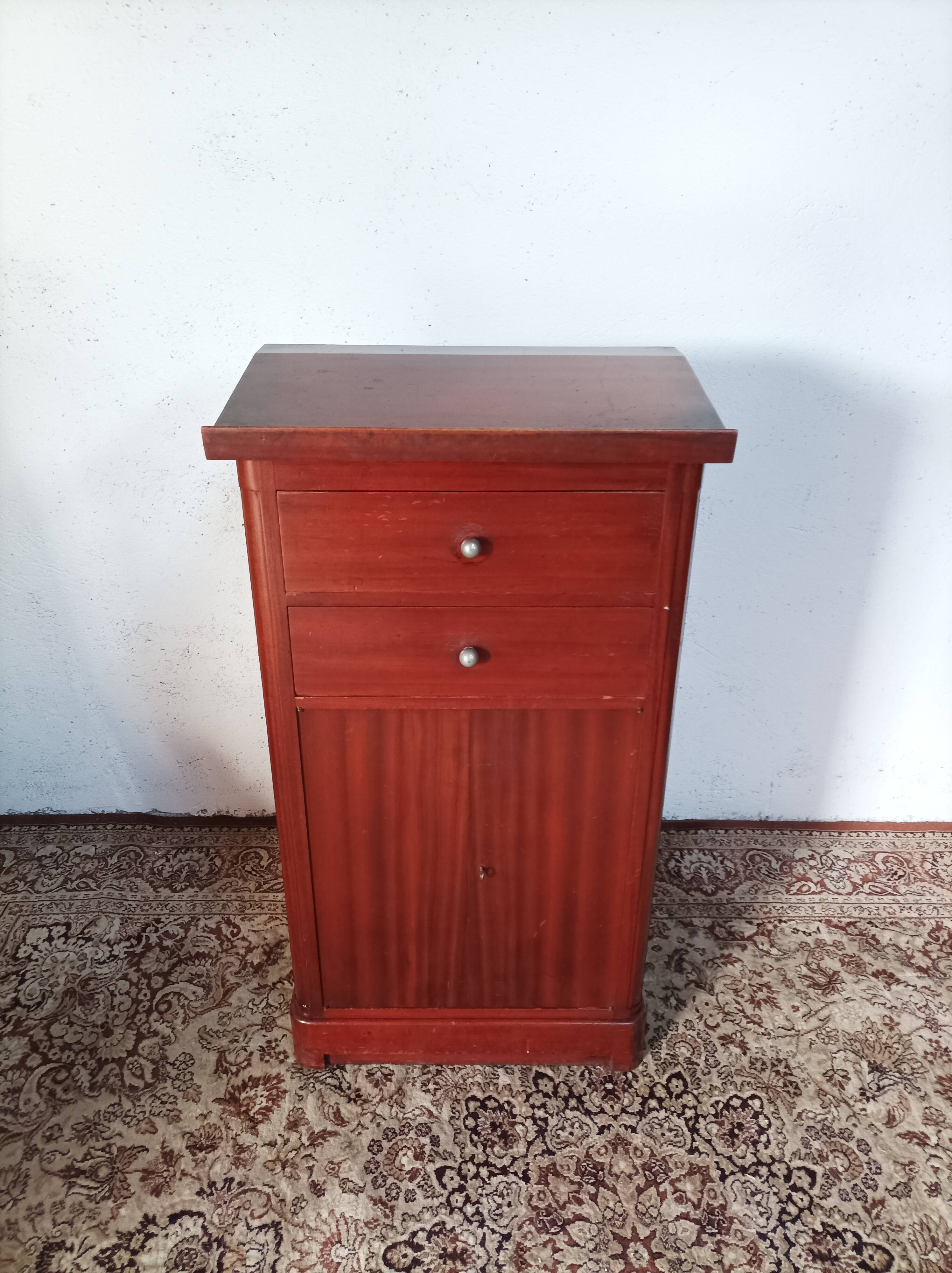 Mahogany entrance cabinet
