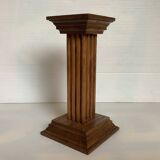 Bougeoir carré en bois