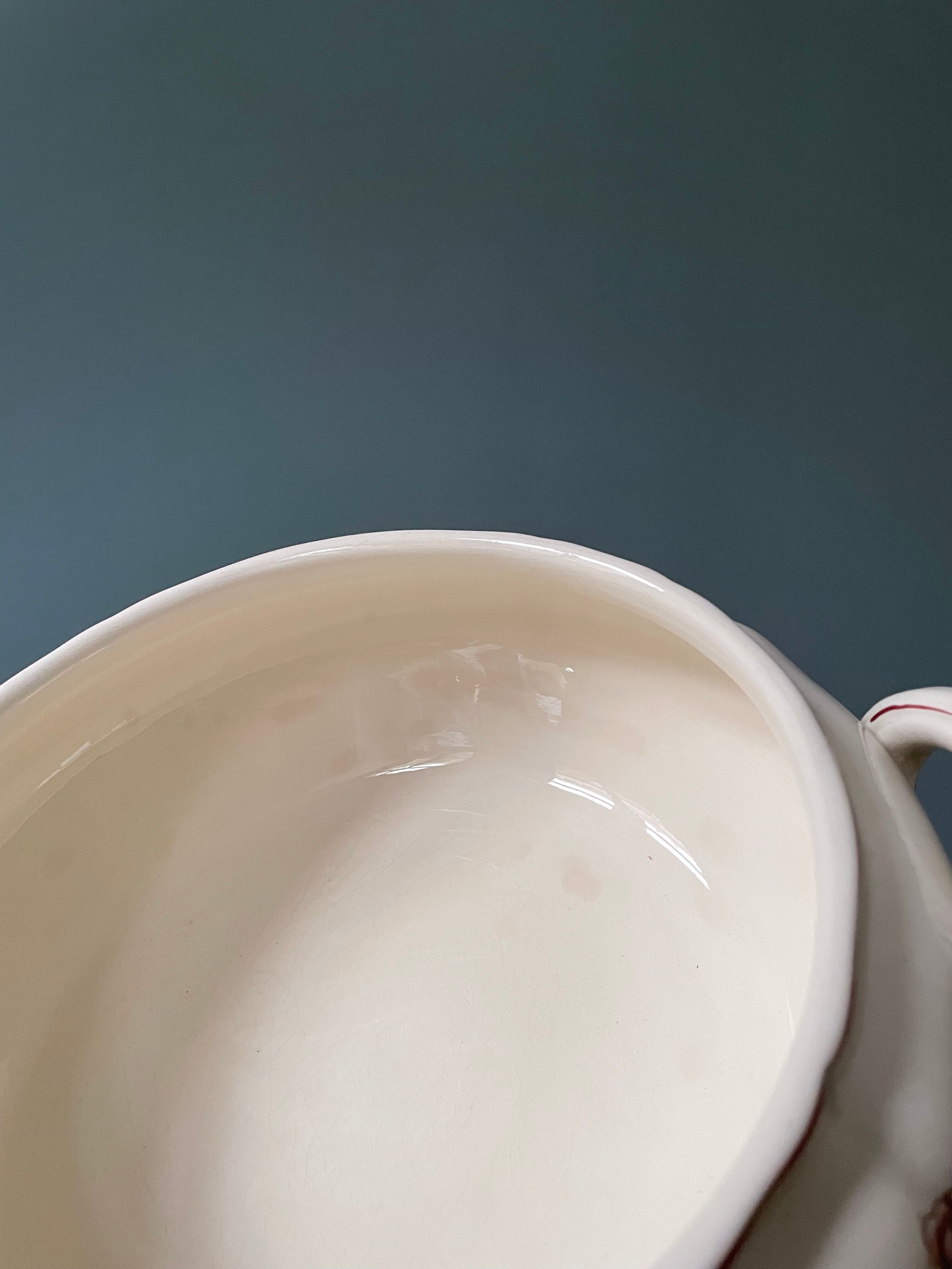 Old soup pot Villeroy and Boch Mettlach, Phoenix model