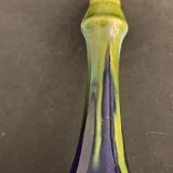 Vase soliflore en céramique française vernissée, 1920