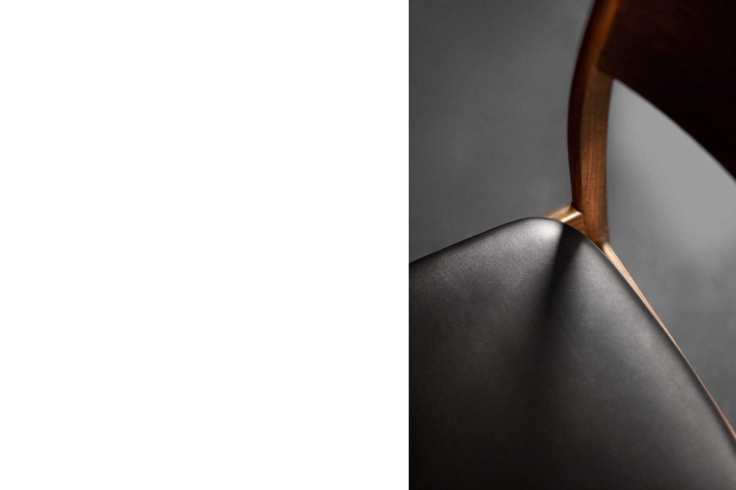 Vintage Mid-Century Modern Scandinavian Teak & Vinyl Dining Chairs, 1960s, Set of 4