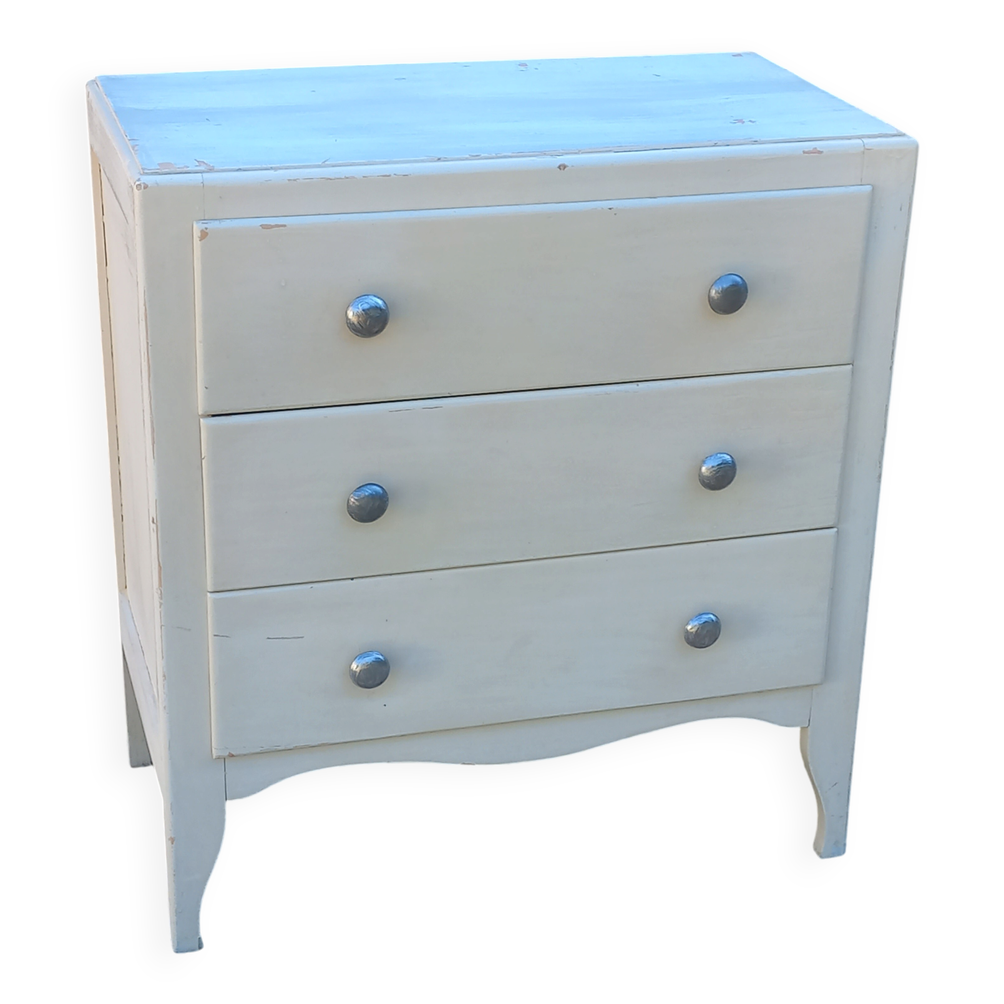 Commode vintage 3 tiroirs des années 50
