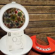 UFO lighting wearable hairdresser brand Flair 1970s