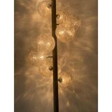 Contemporary Spheres With Gold Murano Glass Burnished Floor Lamp