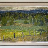 Vintage Painting Landscape signed by Svan Grandin (1906- 1982)