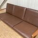 Grete Jalk for France & Son Teak Leather Sofa