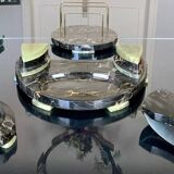 Inkwell Holder Mail Buffer Ashtray - Art Deco - Onyx Marble - Office