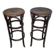 Pair of bentwood bistro stools