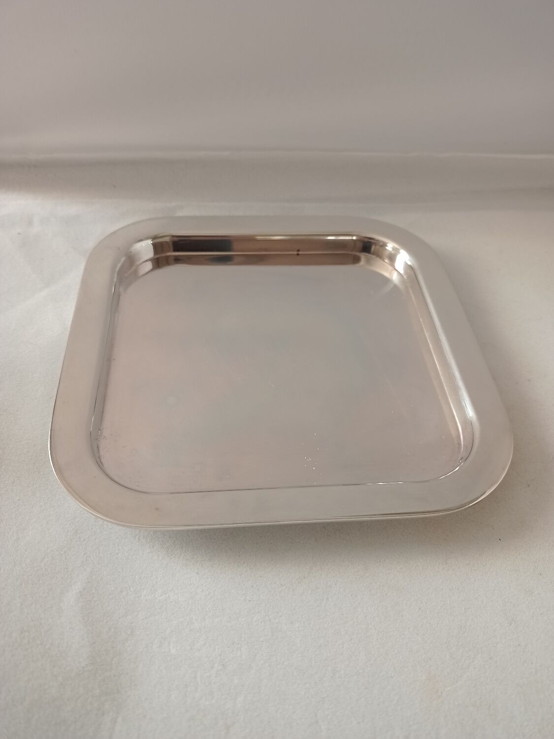 Tray in silver metal Chanel