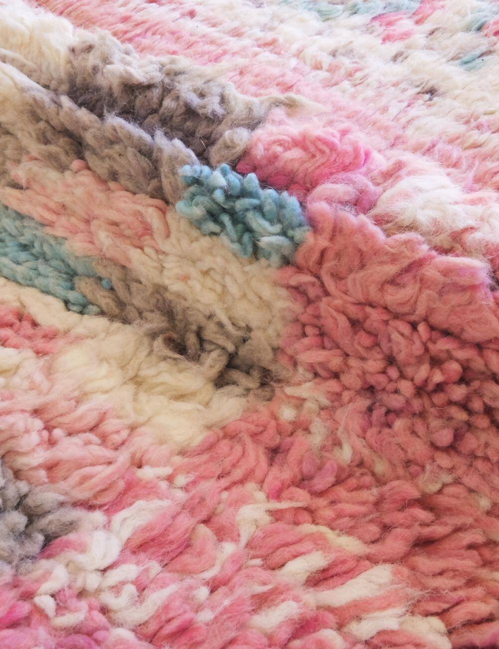 Pink Hallway Runner - 390 x 82 cm