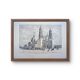 Cathedral of Chihuahua, Mexico. Printed illustration from 1861.