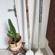 Ancien lot de trois rames en bois vintage