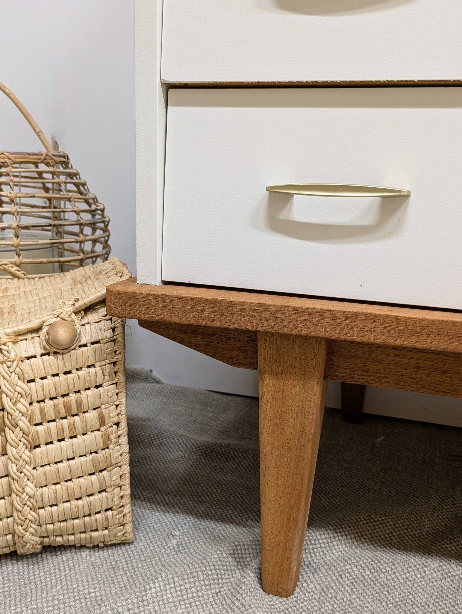 Vintage Scandinavian style chest of drawers