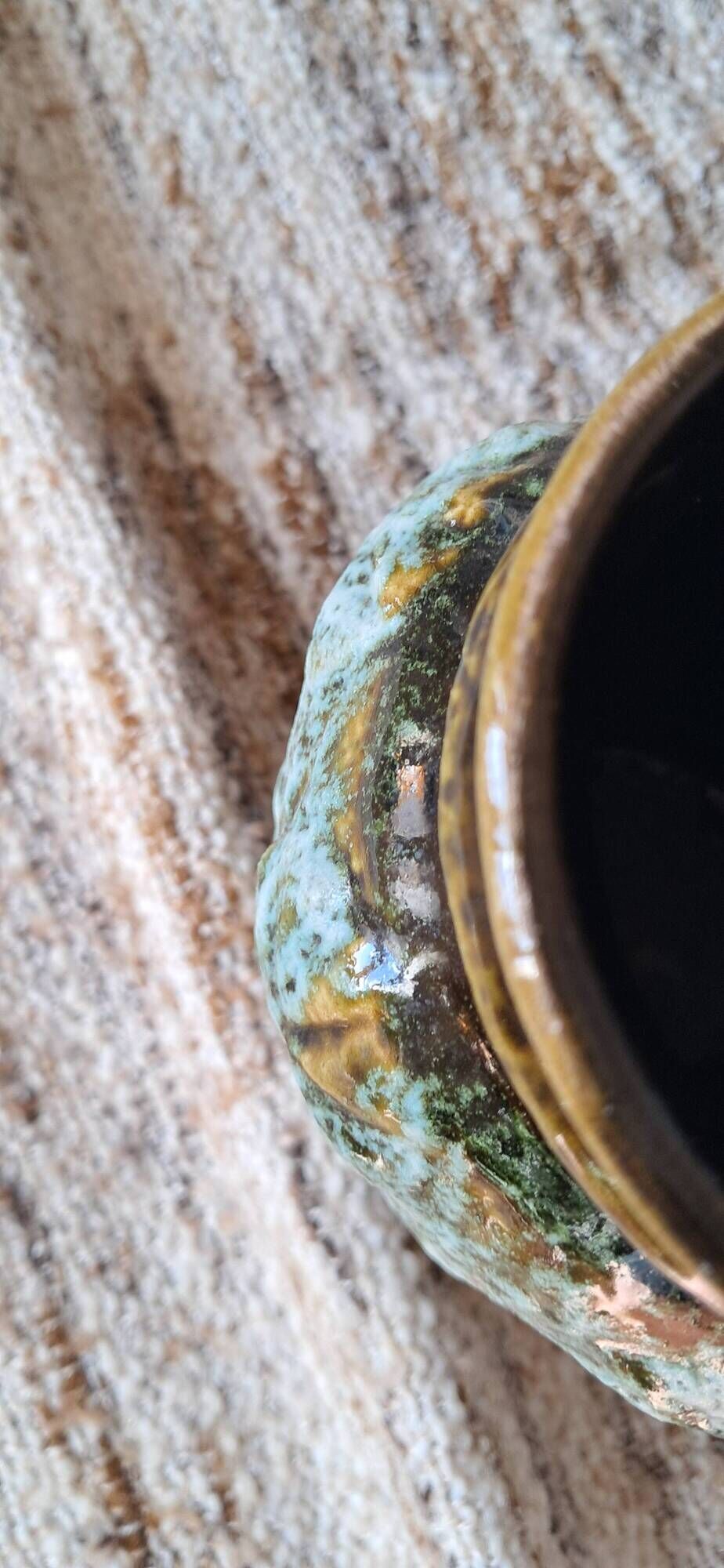 Fat Lava ceramic vase from the 1970s