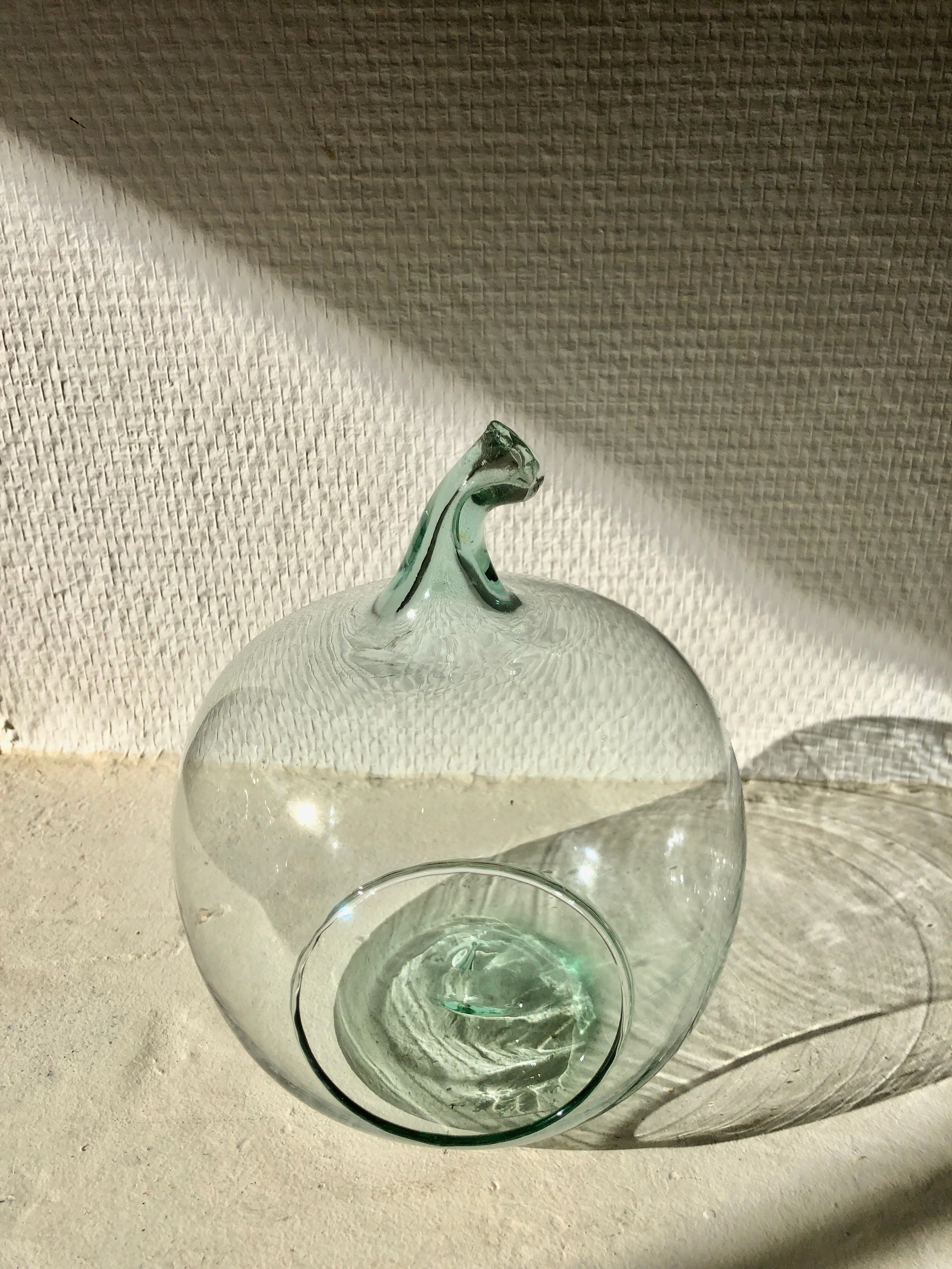 Apple-shaped terrarium vase