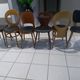 Suite of 6 chairs by Bistrot Baumann mismatched model Ant, Mondor, Seagull and Max Bill