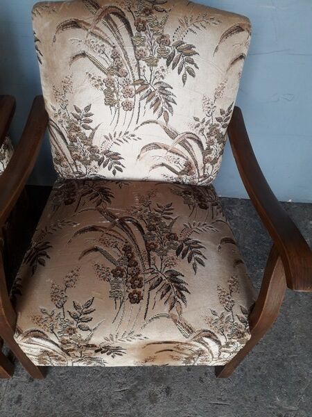 Pair of armchairs toads ep art deco 1930/40