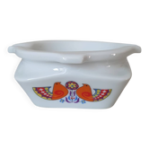 Ceramic ashtray with bird design