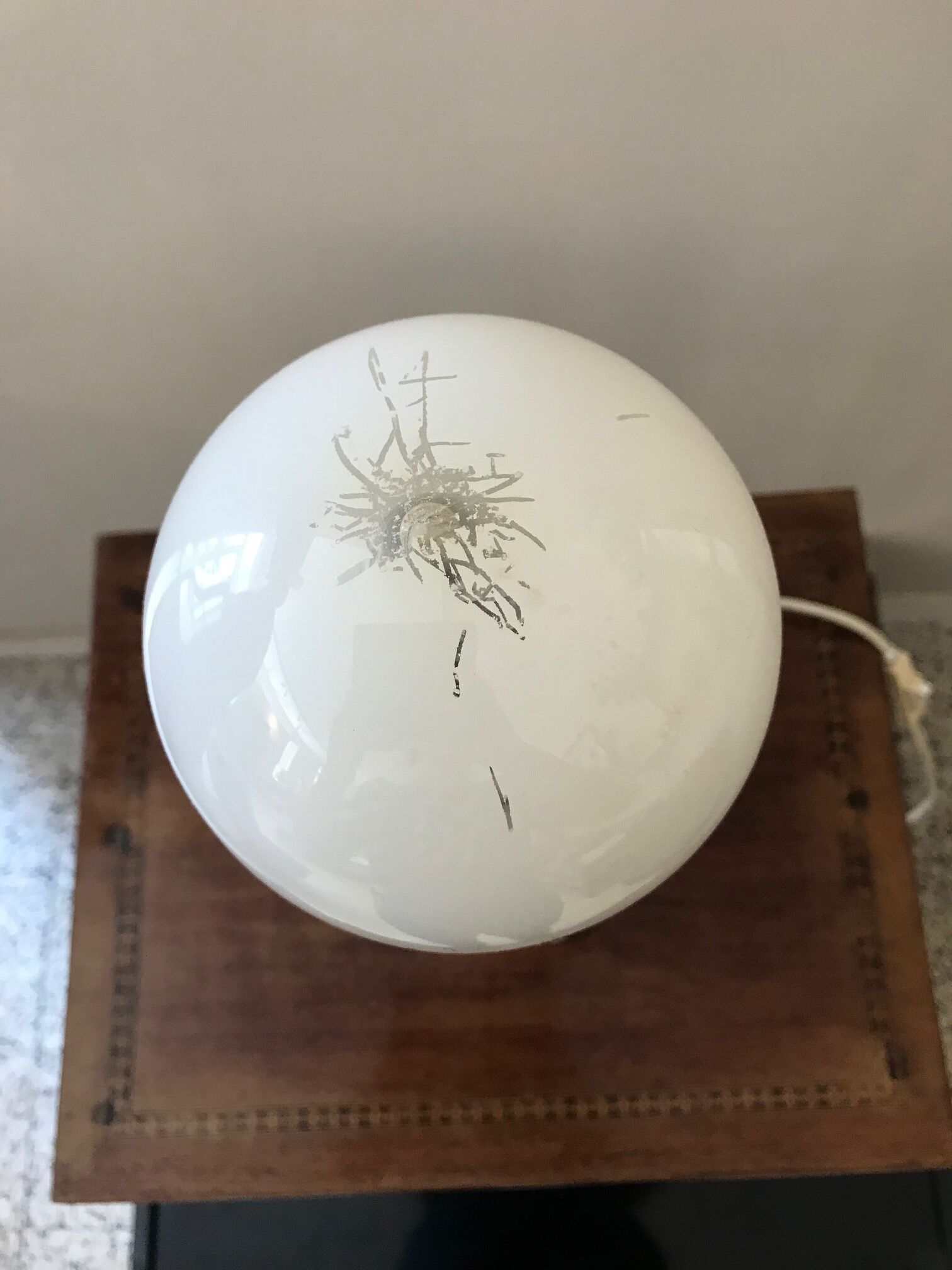 Elephant ceramic lamp