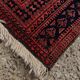 Vintage Persian Baluch prayer rug in wool from the 1950s.