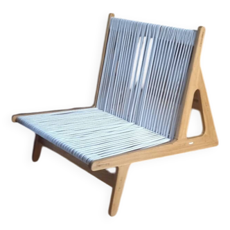 Fauteuil bois et corde