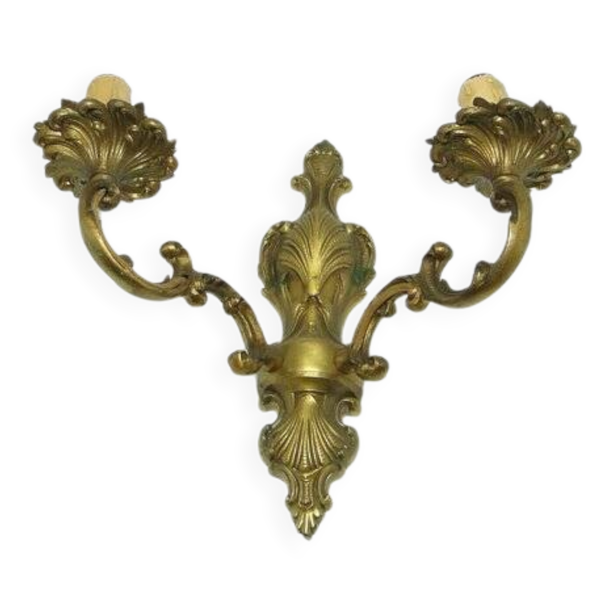 Two-armed wall lamp, Sweden, 1970s