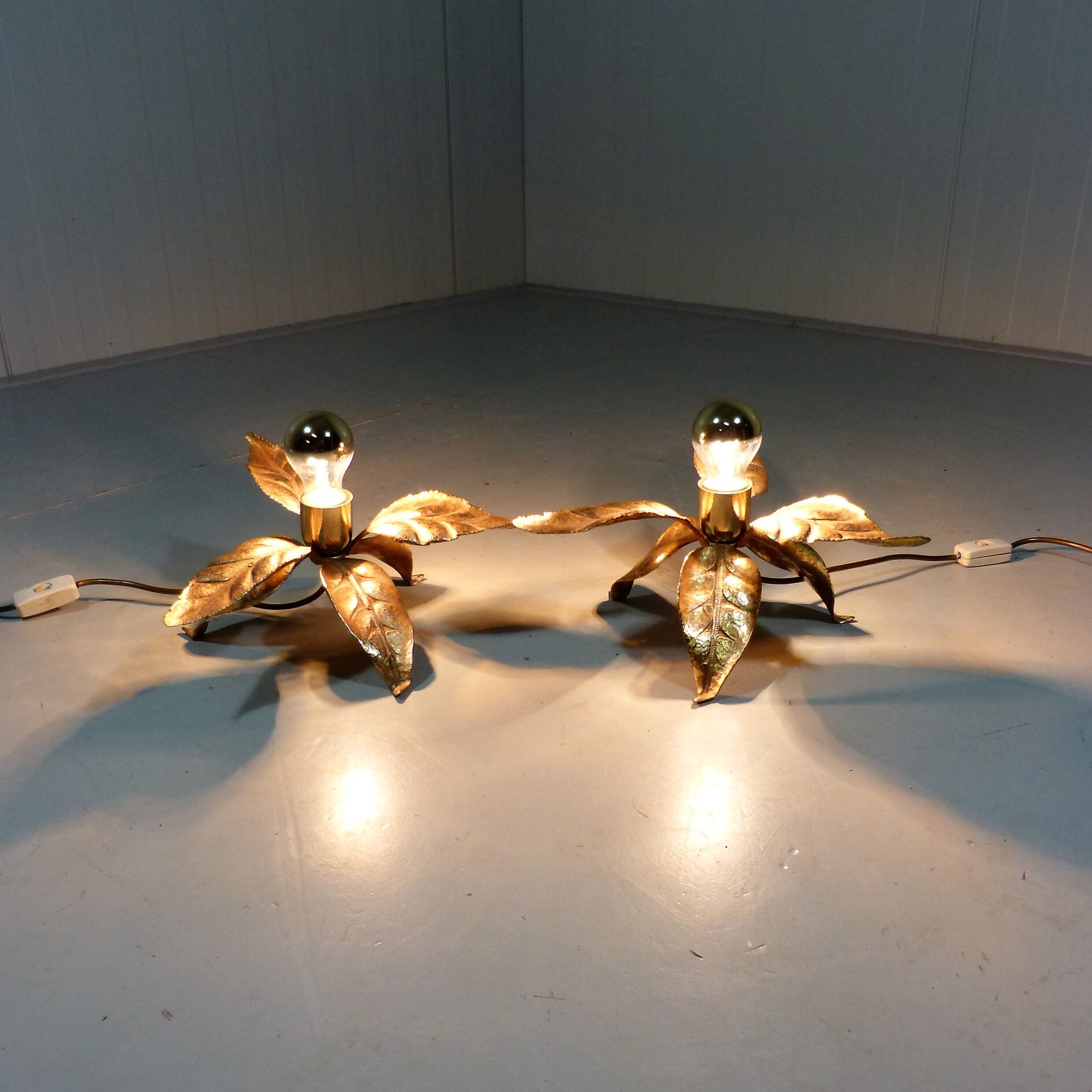 Pair of Willy Daro table lamps for Massive Belgium, 1960’s