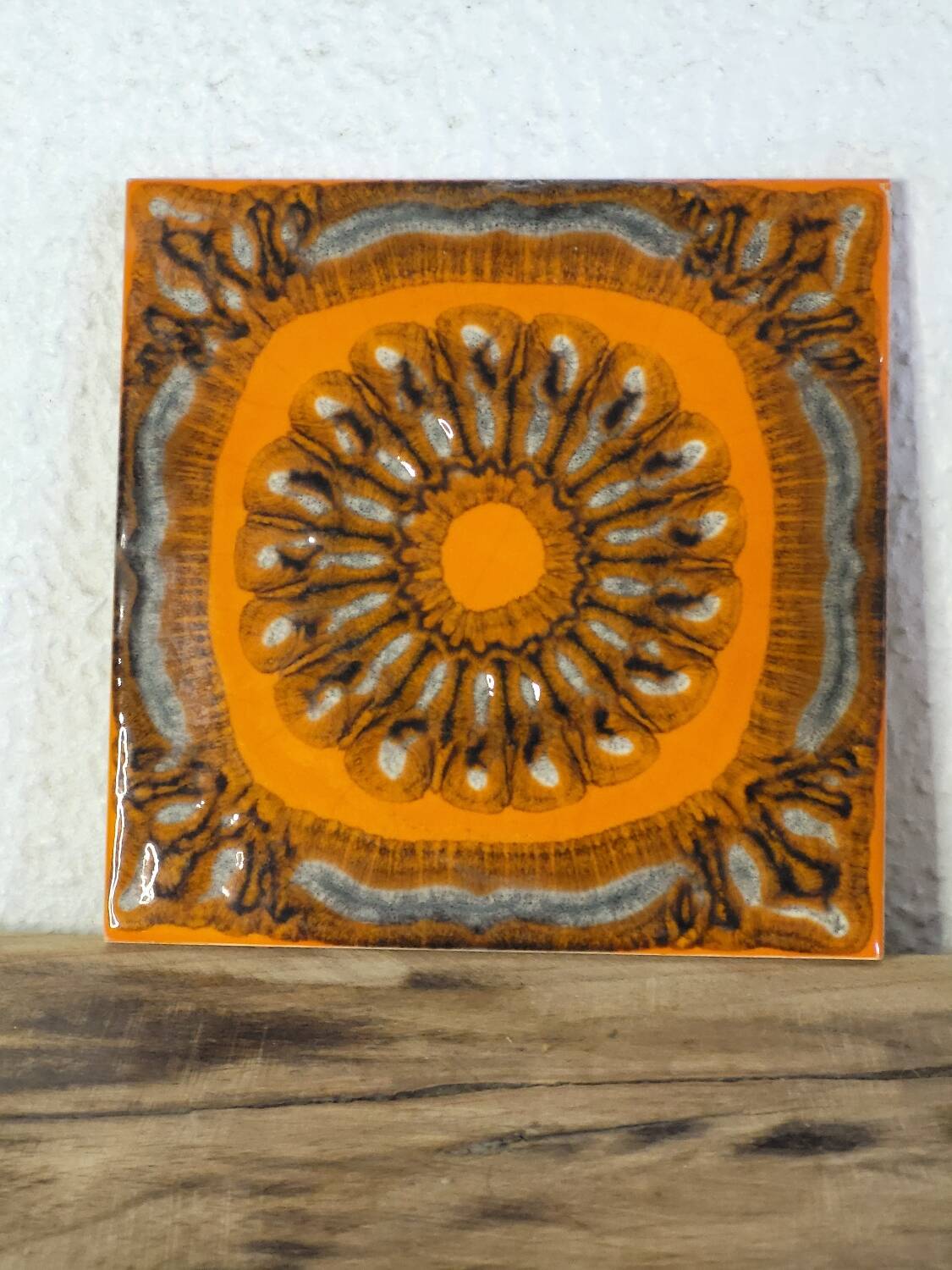 Earthenware tile from the 70s