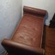 2-seater vintage fawn skai