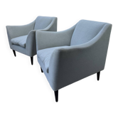 Set of 2 Hepburn Earl Gray armchairs - Conran Shop