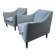 Lot de 2 fauteuils Hepburn Earl Grey - Conran Shop