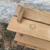 Vintage pine wall shelf