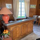 2 meter pewter bar counter - with invoice from 1923