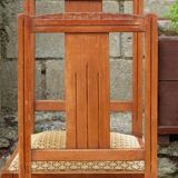 Set of 6 chairs of the elf indislocables brand 50s