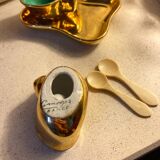 Ensemble salière poivrière porcelaine de Limoges