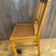 Set of 4 Antique Bistrot Chairs in Baumann Style Wood from the 60s