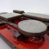 Brutalist ceramic wall panel from Krösselbach, Germany, 1960s