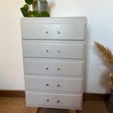 Vintage chiffonier with compass feet