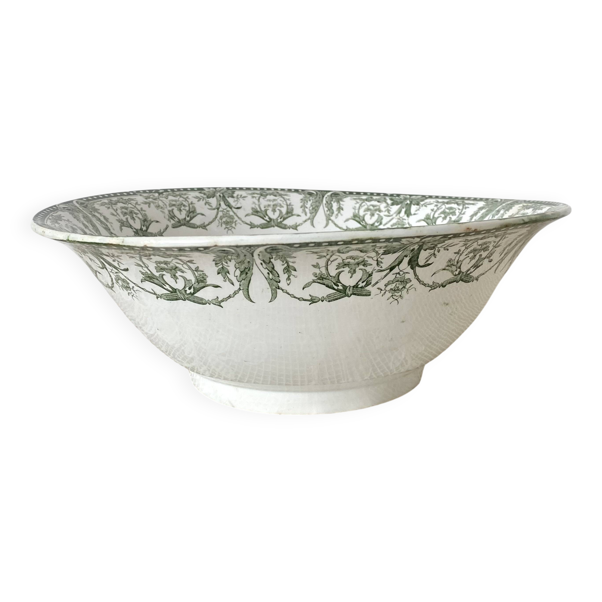 St Amand Hamage ironstone salad bowl, La ruche model