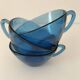 set of three blue Vereco cups