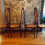 Suite 4 dining chairs Thonet 207R