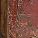 Ancienne armoire rouge à deux portes (c.1900) #16