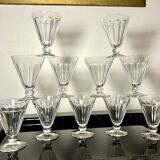11 Verres Val Saint Lambert Eurel Model