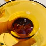 4 camel foot glasses from the 70s