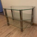 Glass and chrome furniture