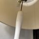 Vintage white wooden floor lamp