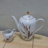 Service has coffee porcelain patterns vintage 1960 corn cobs