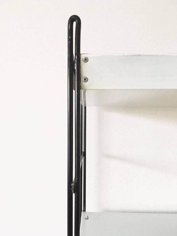 Design style Dutch 1960s metal shelf