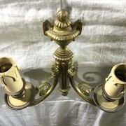Applique en bronze de style Louis XVI à 2 lumières